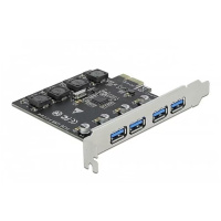 Controller 4x USB 3.0, PCIe, Delock               