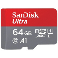 micro SDXC, SanDisk, Ultra Mobile UHS-I, 64GB     