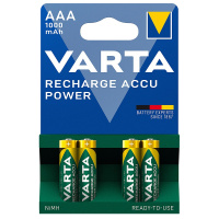 Batterie VARTA Rechargeable, AAA 1000mAh, 4 Stk.  