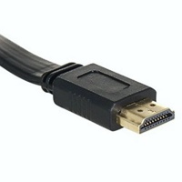 Kabel HDMI 1.4, 4K/30Hz, 10.2Gbps, flach, 1m      