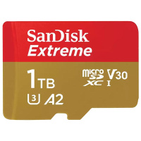 micro SDXC, SanDisk, Extreme UHS-I A2 V30, 1TB    