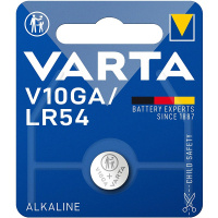 Batterie VARTA Knopfzelle, V10GA LR54, 1 Stck    