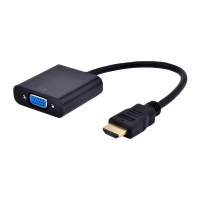 Adapter HDMI/VGA, m/w, 15cm                       