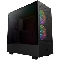 PC Gehuse, NZXT H5 Flow RGB, schwarz matt        