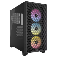 PC Gehuse, Corsair 3000D RGB Airflow, schwarz    