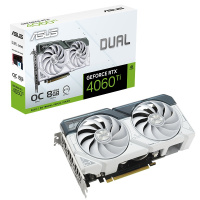 Grafikkarte ASUS RTX4060Ti OC, 8GB, DUAL weiss    