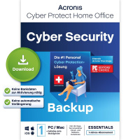 Acronis Cyber Protect Home Office Security Edition, 1 Jahr, 1 Gert        