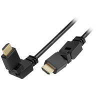 Kabel HDMI 1.4, 4K/30Hz, abgewinkelt, 1.5m        