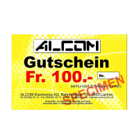 ALCOM Gutschein Fr. 100.-                         