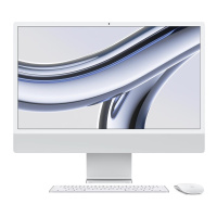 Apple iMac 24 Zoll (2023), M3 CPU, 8-Core GPU, 256GB SSD, 8GB RAM, silber  