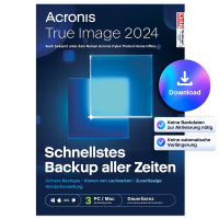 Acronis True Image 2024, unbegrenzt, 3 Gerte     