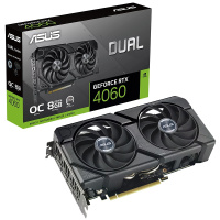 Grafikkarte ASUS RTX4060 OC, 8GB, DUAL EVO schwarz