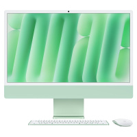 Apple iMac 24 Zoll (2024), M4 CPU, 8-Core GPU, 256GB SSD, 16GB RAM, grn   