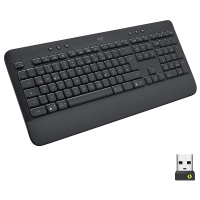 Tastatur Logitech K650 Signature, schwarz, CH     