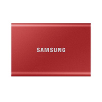 SSD USB3.2, Samsung Portable T7, 500GB rot        